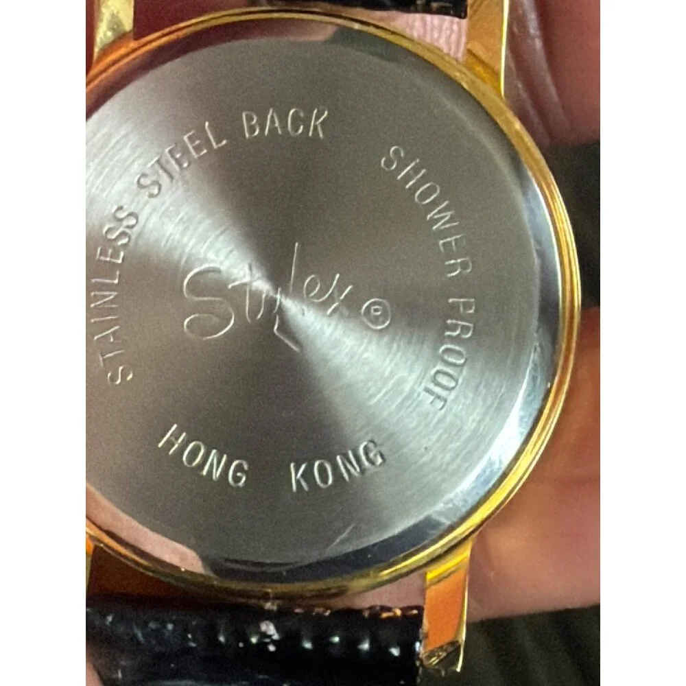 Vintage Stylex Shear Elegance Barber Pole Quartz Watch Hong Kong 8.25" NOS - Picture 13 of 13